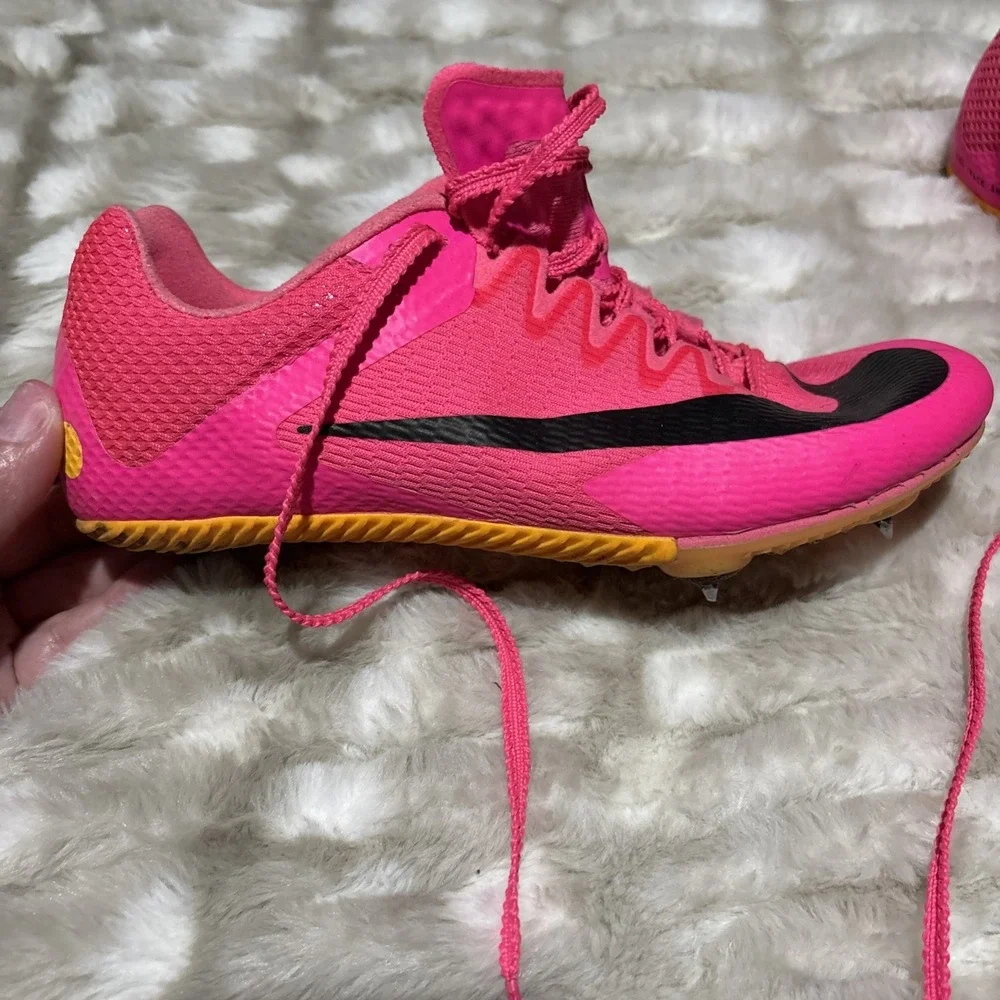 Nike Zoom Rival Track & Field Spikes Pink Youth 3.5 DC8753-600